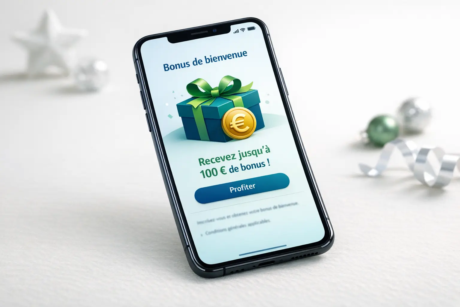 Offre de bonus de bienvenue sur un site de paris sportifs